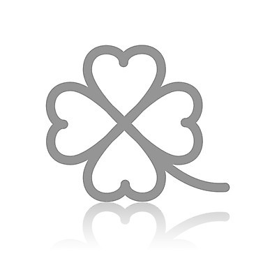 EPS 식물 아이콘 잎 사람없음 픽토그램 네잎클로버 클로버 픽토그램아이콘 심플 2D아이콘 파일형식 벡터