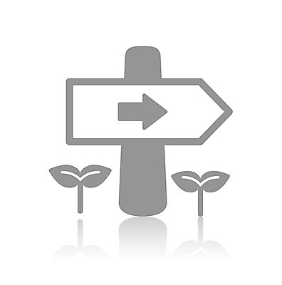 EPS 식물 아이콘 화살표 사람없음 픽토그램 새싹 팻말 표지판 픽토그램아이콘 심플 2D아이콘 프레임 알림판 파일형식 벡터