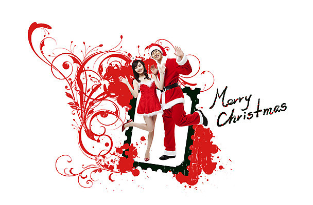 전신 PSD 편집 편집이미지 손 커플 옷 여자 기념일 남자 크리스마스 서기 미소 웃음 사람 동양인 이벤트 20대 성인 두명 산타클로스 거울 한국인 흔들림 합성 청년만 성인만 이미지편집 관계 모션 표정 인종 청년 신체부위 파일형식