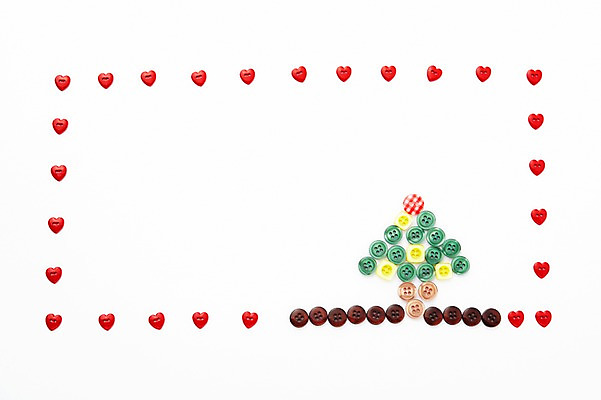 포토 JPG 스튜디오촬영 모양 나무 백그라운드 단추 실내 사람없음 장식 크리스마스트리 바느질도구 오브젝트 국내포토 식물 크리스마스 내부 파일형식