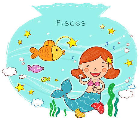 EPS 구름 캐릭터 별 어린이 바다 일러스트 어류 한명 미소 웃음 사람 소녀 별자리 별자리캐릭터 물고기자리 인어 말미잘 여자만 여자한명만 어린이만 소녀만 소녀한명만 일러캐릭터 자연요소 1 여자 표정 수중동물 자포동물 파일형식 벡터