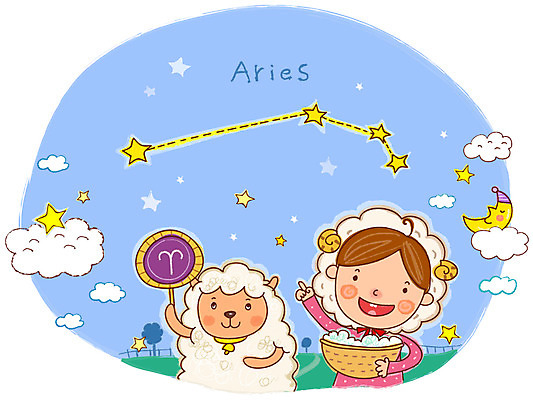 EPS 동물 구름 캐릭터 한마리 별 어린이 일러스트 하늘 한명 미소 웃음 사람 상반신 바구니 별자리 달 양 별자리캐릭터 양자리 반달 어린이만 일러캐릭터 자연요소 1 포유류 표정 파일형식 벡터