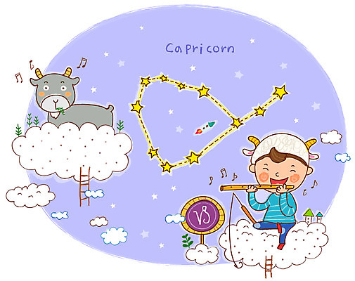 EPS 동물 구름 캐릭터 한마리 별 어린이 일러스트 사다리 염소 한명 미소 웃음 사람 소년 별자리 낚싯대 별자리캐릭터 피리 남자만 남자한명만 어린이만 소년만 소년한명만 일러캐릭터 자연요소 1 남자 포유류 표정 도구 낚시용품 목관악기 파일형식 벡터
