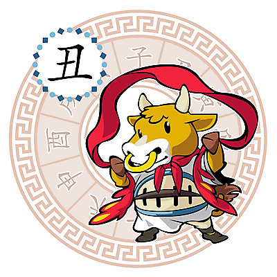 EPS 동물 캐릭터 동물캐릭터 일러스트 새해 사람없음 십이지신 소띠 소 십이지신캐릭터 소캐릭터 일러캐릭터 포유류 파일형식 벡터