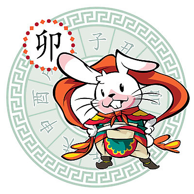 EPS 동물 캐릭터 동물캐릭터 일러스트 전통캐릭터 새해 사람없음 십이지신 토끼띠 토끼 토끼캐릭터 십이지신캐릭터 일러캐릭터 전통 포유류 반려동물 파일형식 벡터
