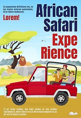 EPS 해외이미지 나무 여자 남자 포스터 엎드리기 여행 일러스트 아프리카 자동차 조류 하늘 산 여러명 성인 카메라 망원경 사자 즐거움 휴양지 성인만 해외202009 해외일러스트 식물 동물 감정 나라 육상교통 다수 포유류 모션 사람 전자제품 장소 파일형식 벡터