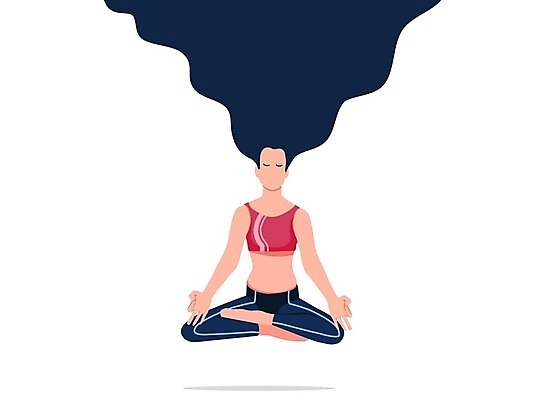 EPS 해외이미지 라이프스타일 여자 스포츠 포즈 백그라운드 컨셉 신체 일러스트 요가 휴식 건강 사람 치료 운동 흰색 연습 명상 뇌 위치 개발 고립 해외202009 해외일러스트 웰빙 컬러 의학 생활 파일형식 벡터