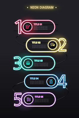 일러스트 사람없음 그래픽 세트 컬러풀 인포그래픽 심플 네온 국내일러스트 AI파일 컬러 파일형식 벡터