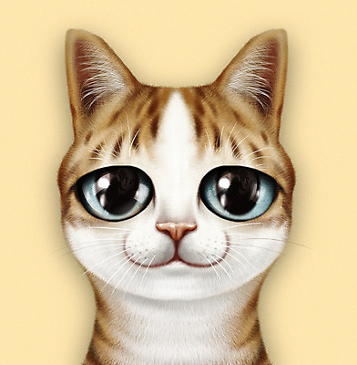 PSD 동물 한마리 일러스트 사람없음 반려동물 노란색 귀여움 고양이 눈동자 길고양이 반려 증명사진 코리아숏헤어 반려묘 국내일러스트 1 컬러 컨셉 포유류 눈_신체부위 파일형식