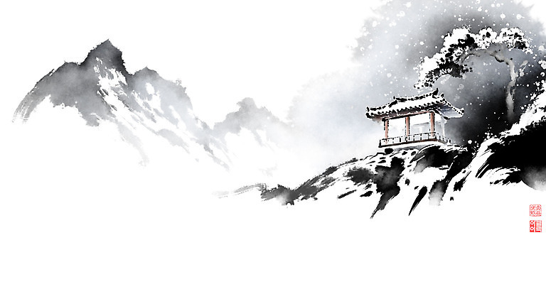 PSD 나무 설경 일러스트 캘리그라피 붓터치 한옥 풍경 사람없음 바위 나뭇가지 눈 소나무 절기 동양화 언덕 정자 번짐 솔잎 산수화 입동 설산 국내일러스트 자연요소 식물 한국전통 건축물 계절 고건축 잎 겨울 날씨 산 미술 돌_바위 파일형식 효과