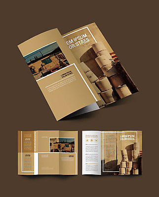 템플릿 표지디자인 표지 ZIP 내지 리플렛 3단접지 주택 팜플렛 사람없음 갈색 시골 연탄 인디자인 INDD 이미지템플릿 컬러 건물 파일형식