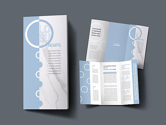 템플릿 표지디자인 표지 ZIP 내지 리플렛 하늘색 3단접지 팜플렛 사람없음 피부 대리석 인디자인 INDD 이미지템플릿 재료 신체부위 파란색 파일형식