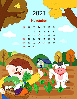 전신 나무 한마리 남자 밭 채소 일러스트 조류 가지 주택 상반신 버섯 당근 달력 가을 소 농부 밤 무 11월 배추 풍년 남자한명만 2021년 신축년 국내일러스트 AI파일 식물 동물 직업 1 계절 농업 포유류 뿌리채소 사람 건물 견과류 수확 날짜 연도 남자만 파일형식 벡터