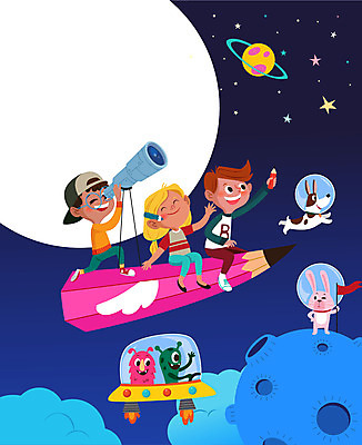 전신 여자 교육 남자 어린이라이프 어린이 과학 일러스트 교재 프레임 세명 파란색 연필 우주 외계인 토끼 개 강아지 교과서 천체망원경 학습지 에듀 에듀케이션 프레임일러스트 어린이만 스쿨팩 국내일러스트 AI파일 라이프스타일 컬러 포유류 학용품 사람 반려동물 필기구 망원경 미확인물체 파일형식 벡터