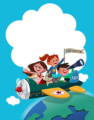 여자 교육 남자 어린이라이프 지구 어린이 여행 일러스트 하늘 교재 비행기 프레임 상반신 세명 주황색 고양이 망원경 강아지 교과서 학습지 에듀 에듀케이션 프레임일러스트 어린이만 스쿨팩 국내일러스트 AI파일 라이프스타일 컬러 포유류 항공교통 대중교통 사람 반려동물 개 파일형식 벡터