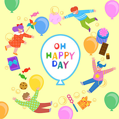 전신 여자 남자 어린이 일러스트 사탕 선물 여러명 노란색 과자 초콜릿 비눗방울 어린이날 바람개비 풍선 솜사탕 어린이만 국내일러스트 AI파일 기념일 컬러 다수 디저트 사람 파일형식 벡터