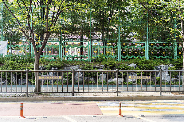 포토 JPG 주간 도로 사람없음 야외 속도제한 스쿨존 안전속도 안전펜스 어린이보호 어린이보호구역 법률개정 국내포토 자연요소 길 교통시설 울타리 금지 보호구역 파일형식 개정