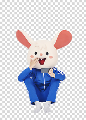 스튜디오촬영 전신 편집 편집이미지 남자 한명 누끼 앉기 청년 성인 앞모습 스마트폰 운동복 귀여움 한국인 쥐띠 쥐 실업자 청년실업 취업준비생 쥐캐릭터 PNG 동물탈 인형탈 흰쥐 성인남자한명만 편집소스 2020년 경자년 1 옷 뷰포인트 동물캐릭터 컨셉 모션 실내 사람 동양인 핸드폰 스마트기기 구직 십이지신 설치류 실업 연도 사회이슈 탈 남자한명만 성인남자만 파일형식