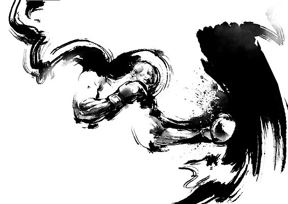 PSD 남자 일러스트 캘리그라피 근육 붓터치 흑백 건강 한명 사람 운동 파이팅 권투 글러브 펀치 연습 번짐 샌드백 액션 남자한명만 국내일러스트 1 스포츠용품 장갑 모션 촬영기법 격투기 남자만 파일형식 효과