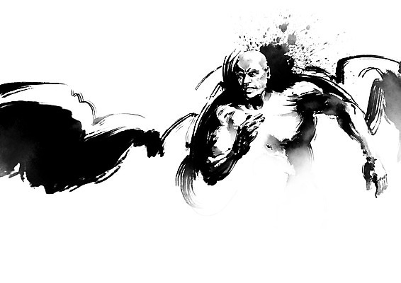 PSD 남자 일러스트 캘리그라피 붓터치 흑백 건강 한명 사람 달리기 운동 파이팅 육상스포츠 연습 번짐 액션 남자한명만 국내일러스트 1 스포츠 모션 촬영기법 남자만 파일형식 효과