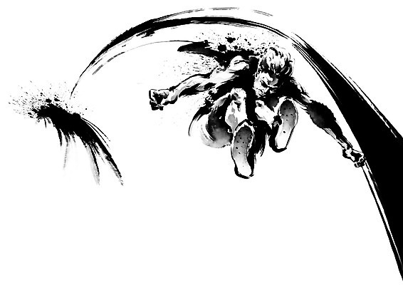 PSD 남자 운동화 신발 일러스트 캘리그라피 붓터치 흑백 건강 한명 사람 운동 점프 파이팅 연습 번짐 도움닫기 멀리뛰기 액션 남자한명만 국내일러스트 1 모션 촬영기법 남자만 파일형식 효과