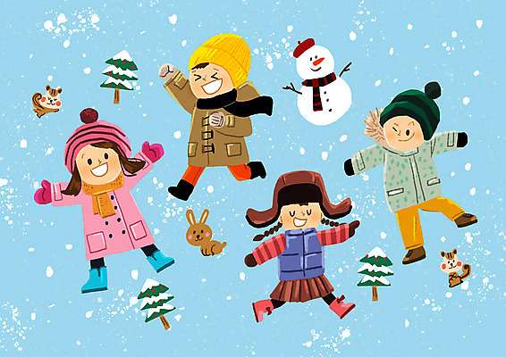 전신 PSD 나무 여자 남자 초등학생 어린이 겨울 일러스트 눈사람 여러명 눈 토끼 다람쥐 겨울방학 어린이만 국내일러스트 자연요소 식물 학생 계절 다수 포유류 날씨 방학 사람 반려동물 설치류 파일형식