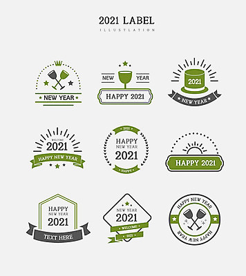 모자 리본 와인잔 일러스트 새해 프레임 사람없음 연두색 세트 태양 라벨 고급 신상품 2021년 신축년 국내일러스트 AI파일 자연요소 잡화 컨셉 술잔 초록색 상품 연도 파일형식 벡터
