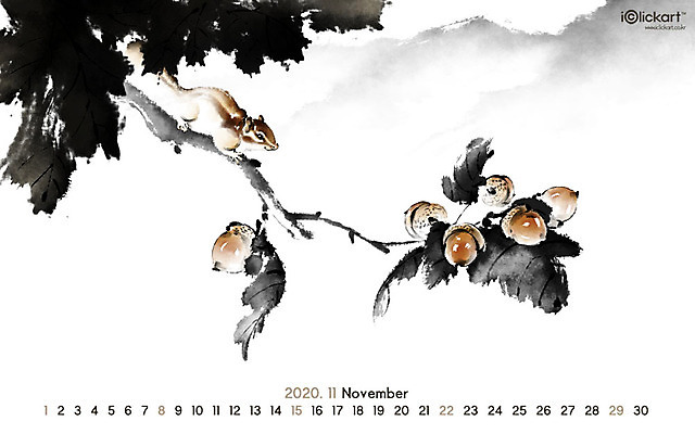 JPG 월페이퍼 바탕화면 11월 날짜 파일형식