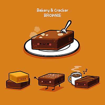 캐릭터 커피 빵 일러스트 디저트 사람없음 갈색 과자 귀여움 카페 빵집 음식캐릭터 브라우니 디저트캐릭터 일러캐릭터 AI파일 음료 음식 컬러 컨셉 상점 파일형식 벡터