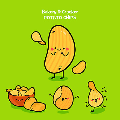 그릇 일러스트 디저트 감자 사람없음 초록색 과자 귀여움 칩 음식캐릭터 감자칩 디저트캐릭터 일러캐릭터 AI파일 캐릭터 식기 음식 컬러 컨셉 채소 칩_음식 파일형식 벡터