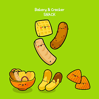 일러스트 디저트 사람없음 초록색 과자 귀여움 다양 음식캐릭터 디저트캐릭터 일러캐릭터 AI파일 캐릭터 음식 컬러 다수 컨셉 파일형식 벡터