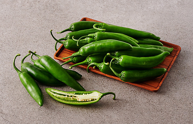 포토 JPG 스튜디오촬영 채소 식재료 고추 회색배경 쟁반 실내 사람없음 여러개 신선 유기농 오이고추 국내포토 웰빙 다수 백그라운드 내부 회색 파일형식