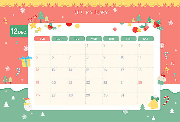 크리스마스 겨울 일러스트 눈사람 프레임 사람없음 다이어리 달력 눈 날짜 12월 스케줄러 스케쥴러 월 다이어리속지 파스텔톤 프레임일러스트 국내일러스트 AI파일 자연요소 계절 기념일 컬러 날씨 사무용품 파일형식 벡터