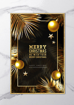 PSD 편집이미지 별 잎 크리스마스장식 크리스마스 겨울 나뭇잎 사각프레임 프레임 사람없음 금색 황금 오너먼트 이미지편집 카드프레임 자연요소 식물 계절 기념일 컬러 사각형 파일형식