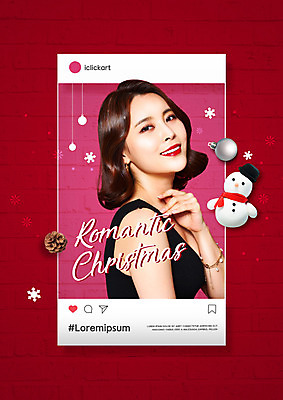 PSD 편집이미지 여자 크리스마스 눈사람 한명 미소 상반신 20대 성인 옆모습 빨간색 섹시 로맨틱 한국인 소셜네트워크 의료성형뷰티 이미지편집 1 기념일 뷰포인트 컬러 컨셉 표정 사람 동양인 청년 파일형식