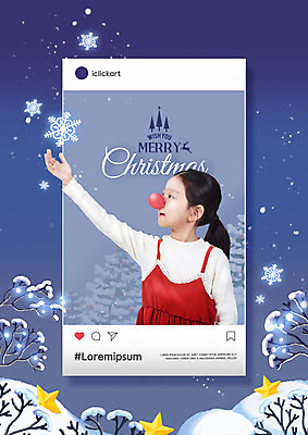 PSD 편집이미지 여자 어린이 크리스마스 한명 손짓 소녀 상반신 귀여움 한국인 루돌프 눈 남색 소셜네트워크 이미지편집 자연요소 1 기념일 컬러 컨셉 모션 날씨 사슴 사람 동양인 파일형식