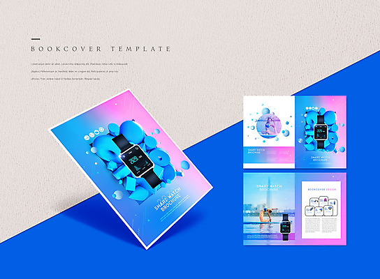 도형 PSD 템플릿 표지디자인 북디자인 출판디자인 여자 표지 ZIP 내지 리플렛 시계 북커버 기술 사람 팜플렛 20대 성인 두명 컬러풀 운동 기계 한국인 스마트워치 성인여자만 이미지템플릿 컬러 건강 동양인 청년 스마트기기 웨어러블 여자만 성인만 파일형식