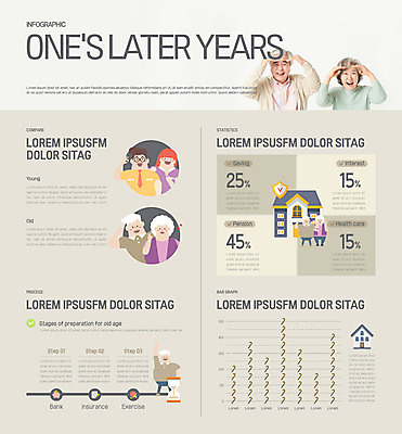 여자 할아버지 노년 남자 할머니 일러스트 그래프 건강 미소 손짓 상반신 두명 실버라이프 노후 건강관리 인포그래픽 회색 한국인 60대 노후건강 국내일러스트 AI파일 라이프스타일 컬러 모션 표정 관리 사람 동양인 성인 파일형식 벡터
