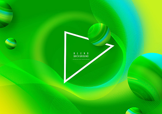 PSD 편집이미지 선 백그라운드 그래픽백그라운드 사람없음 그래픽 초록색 구 원형 삼각형 웨이브 이미지편집 도형 컬러 파일형식