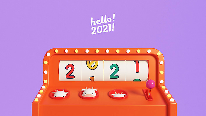 PSD 편집 편집이미지 캐릭터 새해 3D캐릭터 사람없음 3D 귀여움 보라색 소띠 소 디지털합성 룰렛 소캐릭터 2021년 신축년 흰소 편집3D 컬러 동물캐릭터 컨셉 포유류 게임 십이지신 연도 파일형식