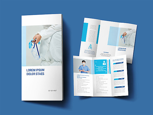 템플릿 여자 남자 ZIP 리플렛 40대 중년 하늘색 고글 마스크 들기 사람 팜플렛 상반신 성인 세명 30대 한국인 의료진 의사 하반신 다리 바이러스 인디자인 INDD 방호복 이미지템플릿 직업 옷 의학 모션 동양인 신체부위 장년 파란색 파일형식