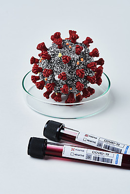 포토 JPG 스튜디오촬영 과학 의학 실내 건강 사람없음 약 모형 바이러스 질병 시험관 흰배경 백신 전염병 코로나바이러스 델타변이바이러스 국내포토 백그라운드 실험기구 내부 흰색 파일형식