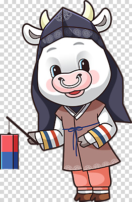 편집 편집이미지 캐릭터 명절 동물캐릭터 들기 누끼 사람없음 컬러풀 소 한복 신년캐릭터 청사초롱 소캐릭터 PNG 편집소스 2021년 신축년 동물 한국전통 전통 기념일 컬러 포유류 모션 새해 전통의상 연도 초롱 파일형식