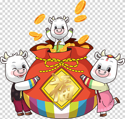 편집 편집이미지 캐릭터 명절 동물캐릭터 돈 안기 복주머니 누끼 사람없음 컬러풀 소 한복 신년캐릭터 금화 소캐릭터 PNG 편집소스 2021년 신축년 동물 한국전통 전통 기념일 컬러 포유류 모션 새해 전통소품 재산 황금 전통의상 연도 파일형식