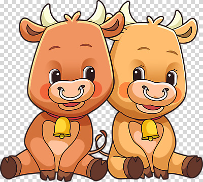 편집 편집이미지 캐릭터 동물캐릭터 누끼 사람없음 컬러풀 갈색 소 신년캐릭터 황소 소캐릭터 PNG 편집소스 2021년 신축년 동물 컬러 포유류 새해 연도 파일형식