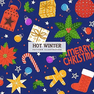 PSD 별 크리스마스장식 겨울 패턴 일러스트 지팡이 크리스마스용품 양말 선물 사람없음 파란색 장식볼 랜턴 포인세티아 진저쿠키 국내일러스트 자연요소 계절 꽃 컬러 크리스마스 무늬 조명 장식 쿠키 용품 파일형식