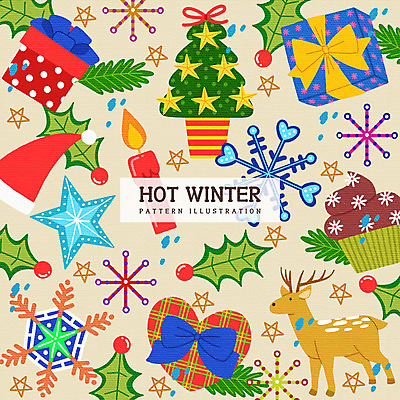 PSD 별 잎 겨울 패턴 일러스트 촛불 산타모자 크리스마스용품 사슴 사람없음 선물상자 크리스마스트리 노란색 눈송이 컵케이크 눈꽃무늬 국내일러스트 자연요소 식물 모자_잡화 계절 컬러 크리스마스 무늬 초 포유류 눈꽃 눈_날씨 선물 상자 케이크 용품 파일형식