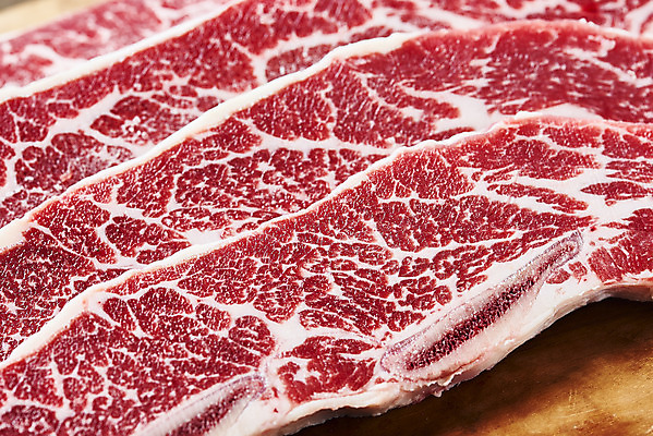 포토 JPG 스튜디오촬영 음식 실내 생고기 육류 요리 근접촬영 사람없음 소고기 갈비 부위 소갈비 LA갈비 국내포토 뷰포인트 식재료 내부 파일형식