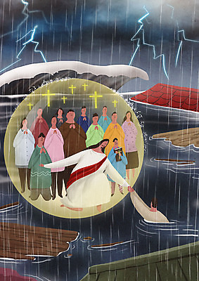 전신 PSD 구름 여자 남자 기독교 종교 어린이 바다 십자가 일러스트 사람 여러명 성인 물 파란색 교회 손잡기 검은색 성경 기도 예수 하나님 비 구출 신 보호 번개 홍수 태풍 멸망 재앙 해일 국내일러스트 자연요소 컬러 다수 컨셉 종교용품 종교건축 모션 날씨 건물 도움 신_종교 자연재해 파일형식