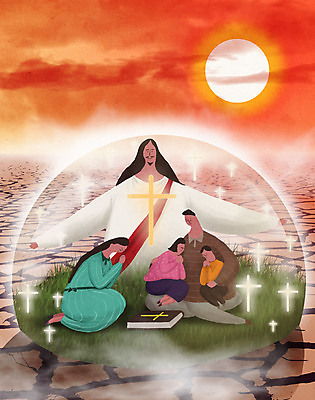 전신 PSD 여자 남자 기독교 종교 어린이 십자가 일러스트 가족 팔벌리기 날씨 사람 여러명 성인 빨간색 여름 태양 교회 성경 사막 기도 뜨거움 풀 예수 하나님 구출 신 연기 보호 가뭄 멸망 재앙 국내일러스트 자연요소 식물 계절 컬러 다수 컨셉 종교용품 관계 종교건축 모션 건물 도움 신_종교 파일형식